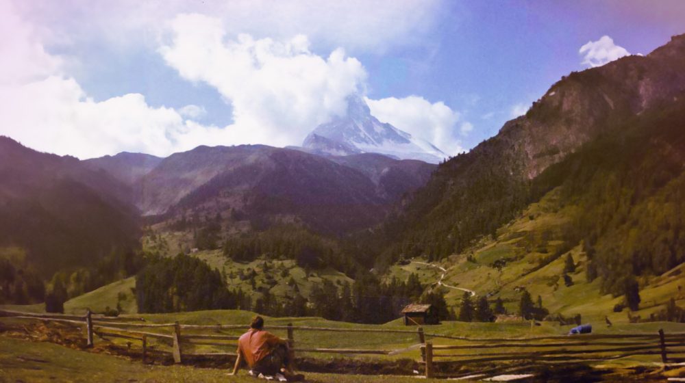 Blick zum Matterhorn Quelle: Badisches Landesmuseum Karlsruhe, CC0