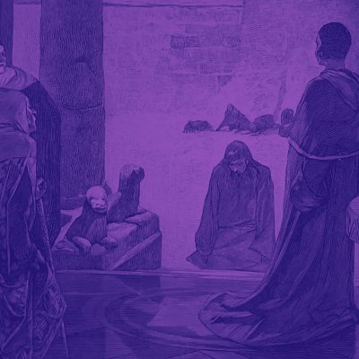 Der Gang nach Canossa (Darstellung von 1898) Quelle: Public Domain