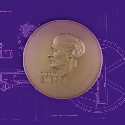 Rudolf Diesel Medaille Quelle: Deutsches Bergbau-Museum Bochum, CC BY-NC-SA 4.0