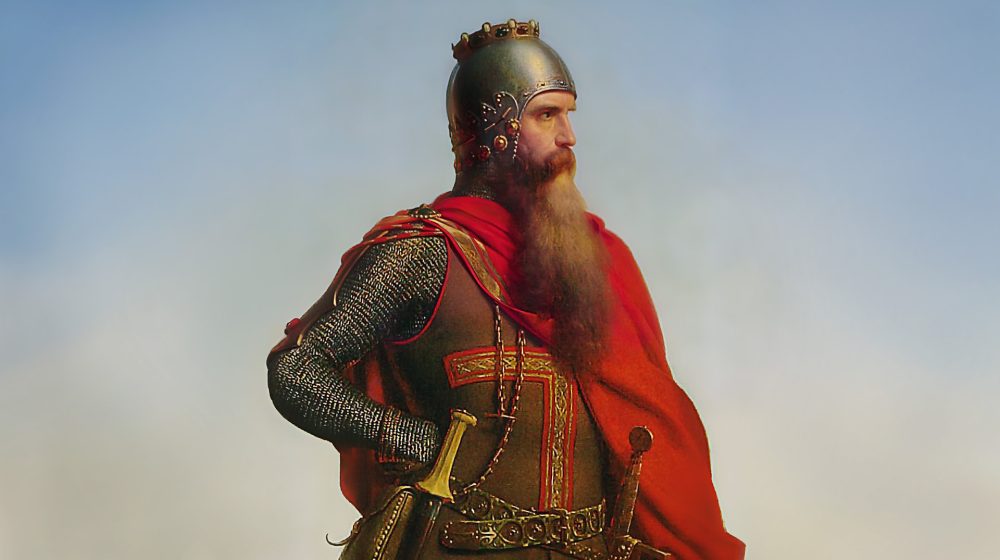 Gemälde von Carl Friedrich Lessing, 1840 (Foto: Historisches Museum Frankfurt Main, Hintergrund digital erweitert)