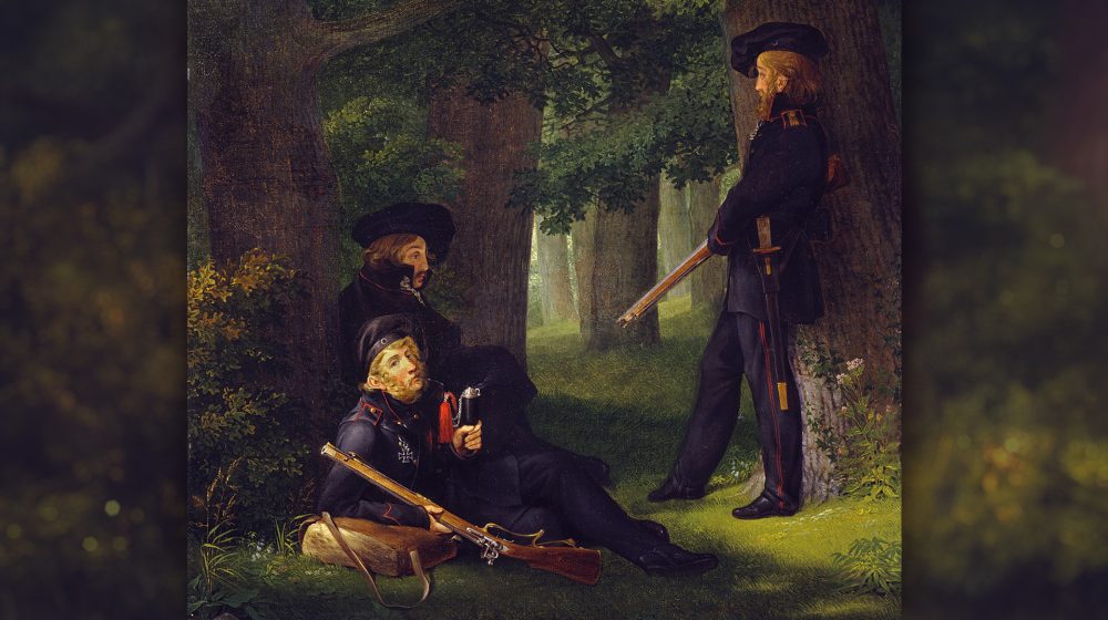  Lützow’sches Freikorps, Gemälde von Georg Friedrich Kersting 1815 (Foto: SMB, Nationalgalerie)