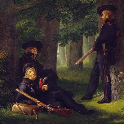  Lützow’sches Freikorps, Gemälde von Georg Friedrich Kersting 1815 (Foto: SMB, Nationalgalerie)