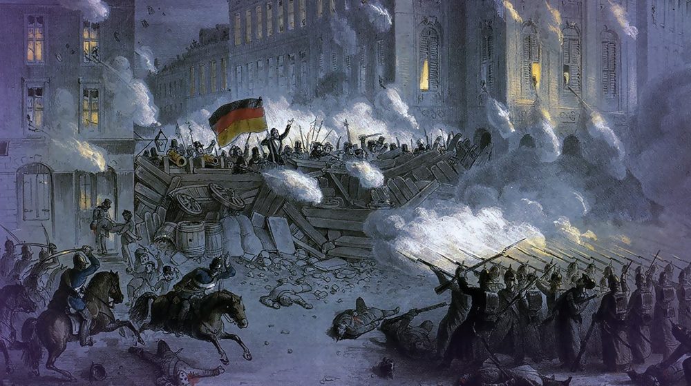  Straßenkämpfe am Berliner Alexanderplatz 1848