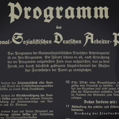 Parteiprogramm der NSDAP