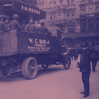 Spartakisten in Essen (Foto: spaarnestadphoto / National Aarchief)