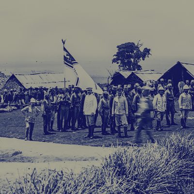 Deutsche Kolonialsoldaten im heutigen Tansania 1886 (Foto: Public domain)