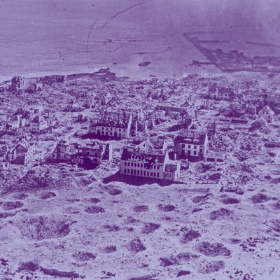 Zerstörte Insel Helgoland 1947 (Foto: Bundesanstalt für Wasserbau, CC BY 4.0) 