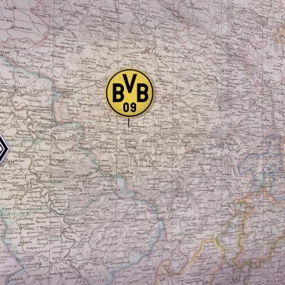 Karte der preußischen Provinzen im heutigen Nordrhein-Westfalen, 1818 (Foto: Public Domain)