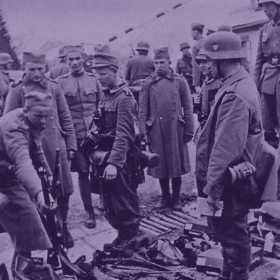 Serbische Gefangene im April 1941 (Quelle: BArch Bild 146-1975-036-24, CC-BY-SA 3.0)