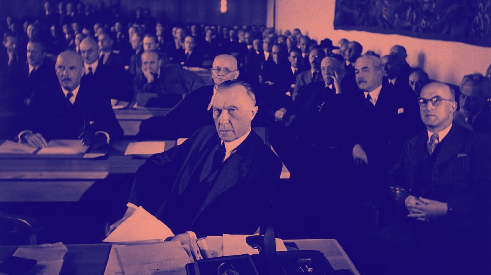 Parlamentarischer Rat in in Bonn (Quelle:akg-images / picture-alliance / dpa DENA) 