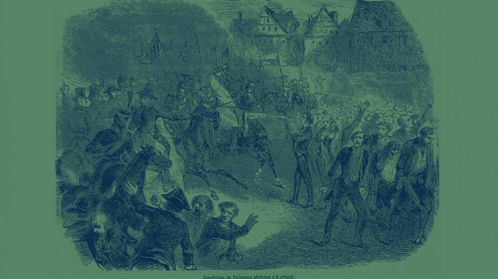 Zeitgenössischer Holzschnitt aus der französischen Zeitung L’Illustration (Quelle: Gallica/BNF)