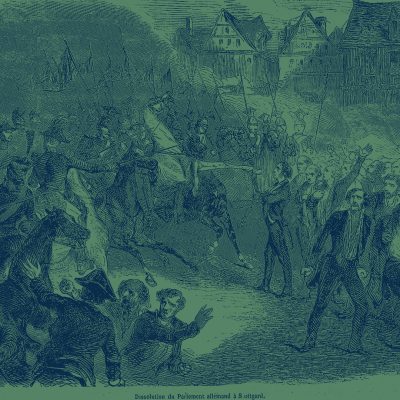 Zeitgenössischer Holzschnitt aus der französischen Zeitung L’Illustration (Quelle: Gallica/BNF)