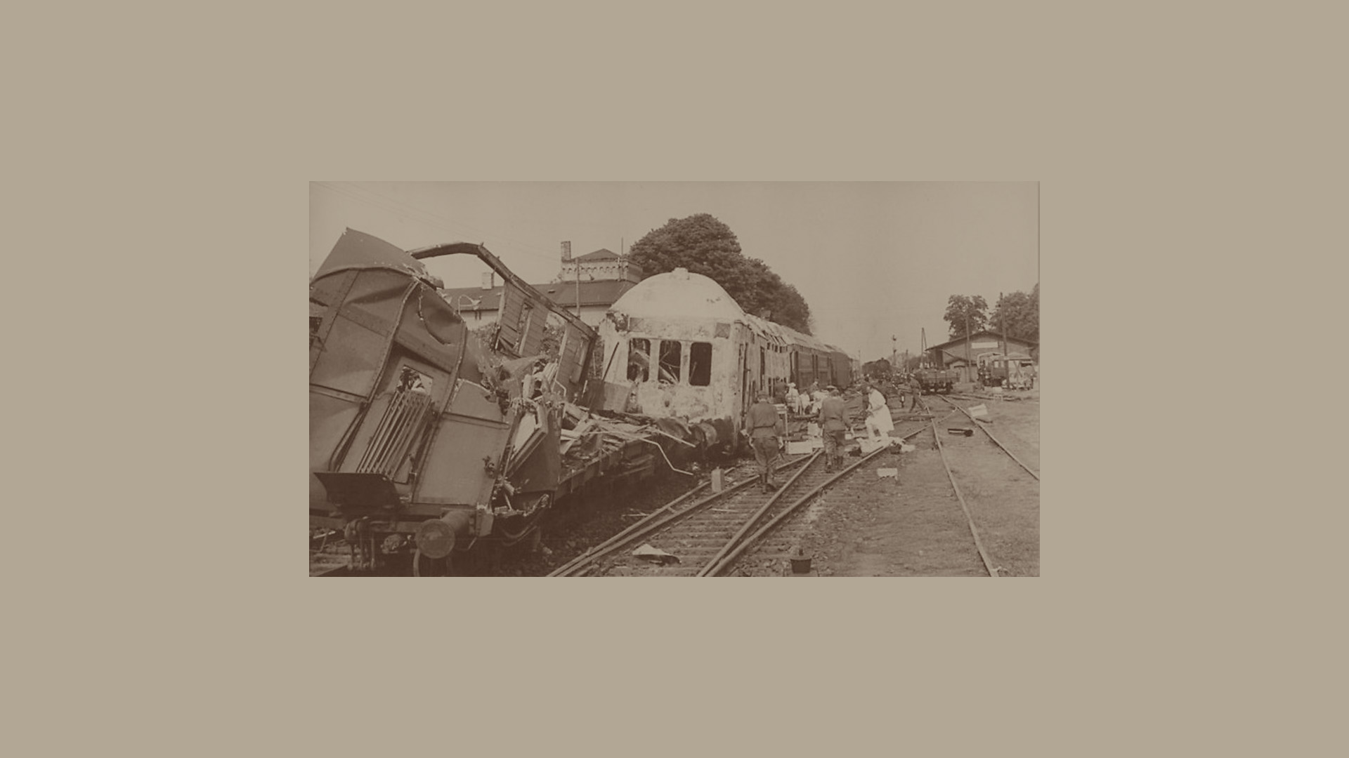 The railway accident of Langenweddingen