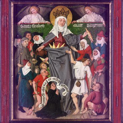 Elisabeth-Triptychon des Meisters der Gewandstudien (Quelle: Staatliche Kunsthalle Karlsruhe) 