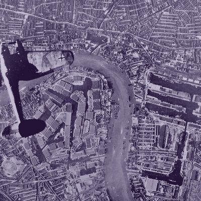 Deutscher Bomber über London am 7. September 1940 (Quelle: Public Domain)