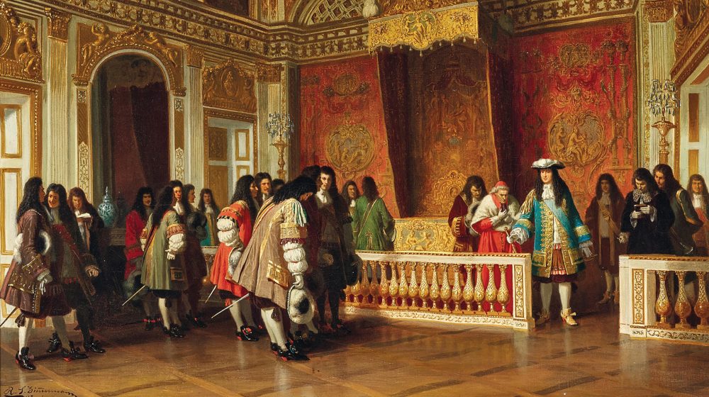  Symbolbild: Audienz bei Ludwig XIV., Gemälde von R.S. Zimmermann