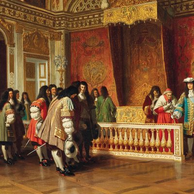  Symbolbild: Audienz bei Ludwig XIV., Gemälde von R.S. Zimmermann