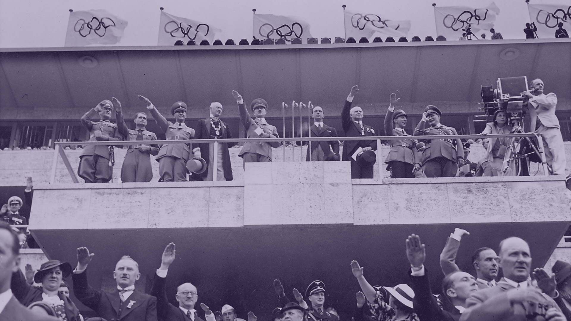 The closing ceremony of the Olympic Games in Berlin