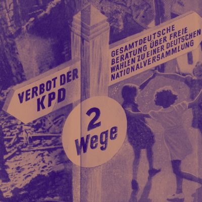 Werbematerial der KPD zur Landtagswahl am 04.04.1956 (Quelle: Landesarchiv Baden-Württemberg, CC BY 3.0 DE)