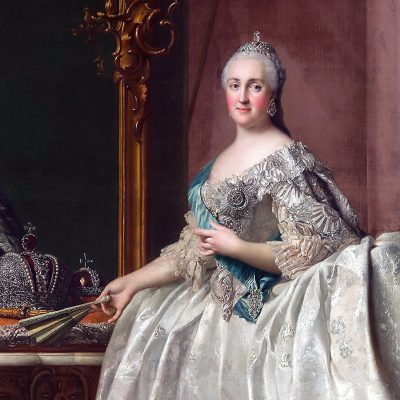 Zarin Katharina II., Gemälde von Vigilius Eriksen (Quelle: Hermitage)