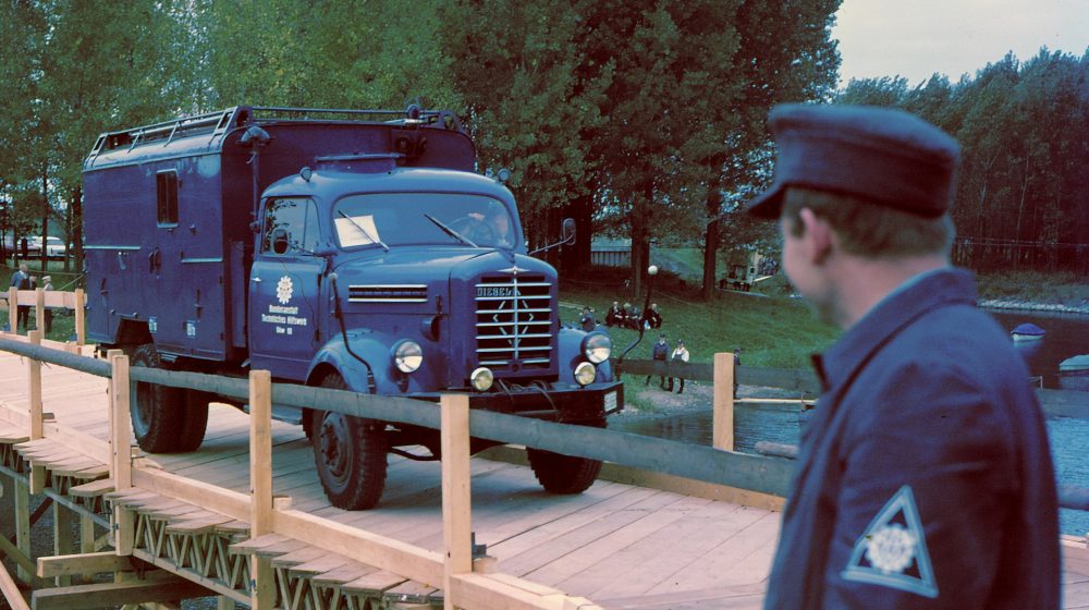 THW-Behelfsbrücke um 1960 (Quelle: THW)