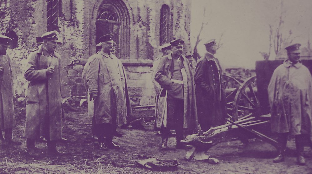 Hindenburg auf dem Schlachtfeld (Quelle: Nationaal Archief)