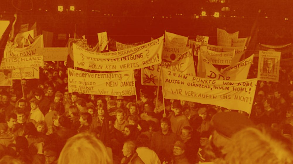 Montagsdemonstration in Leipzig (Quelle: BArch Bild 183-1989-1211-036, CC-BY-SA 3.0) 