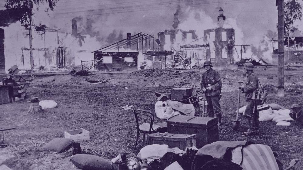 Deutsche Truppen bei Leningrad (Quelle: National Digitalarchiv Polen)