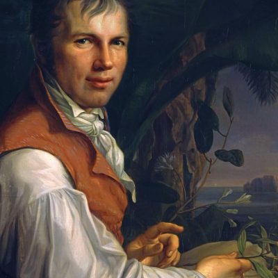 Alexander von Humboldt [Ausschnitt], Gemälde von Friedrich Georg Weitsch (Quelle: Alte Nationalgalerie) 