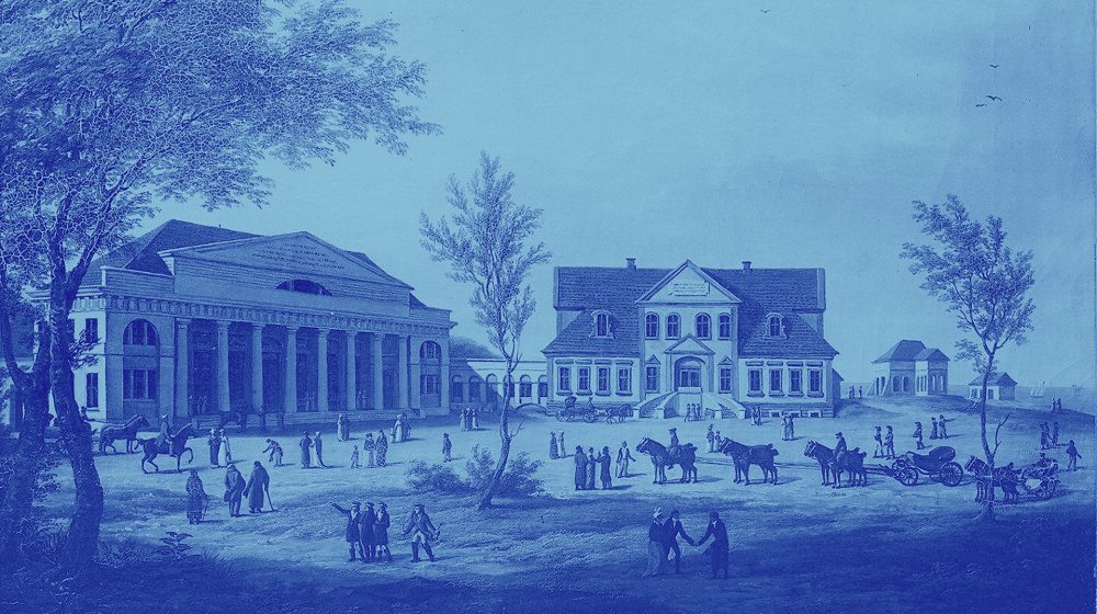 Kurhaus Heiligendamm, Gemälde eines unbekannten Künstlers, 1. Viertel 19. Jh. (Quelle: Deutsche Fotothek)