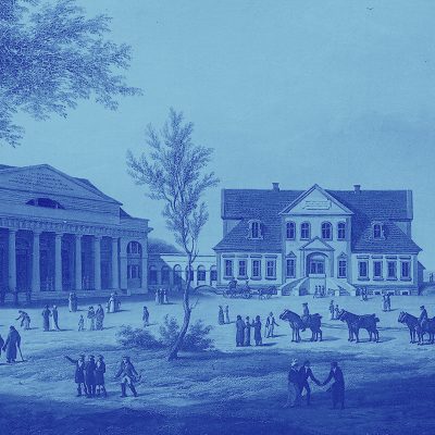 Kurhaus Heiligendamm, Gemälde eines unbekannten Künstlers, 1. Viertel 19. Jh. (Quelle: Deutsche Fotothek)