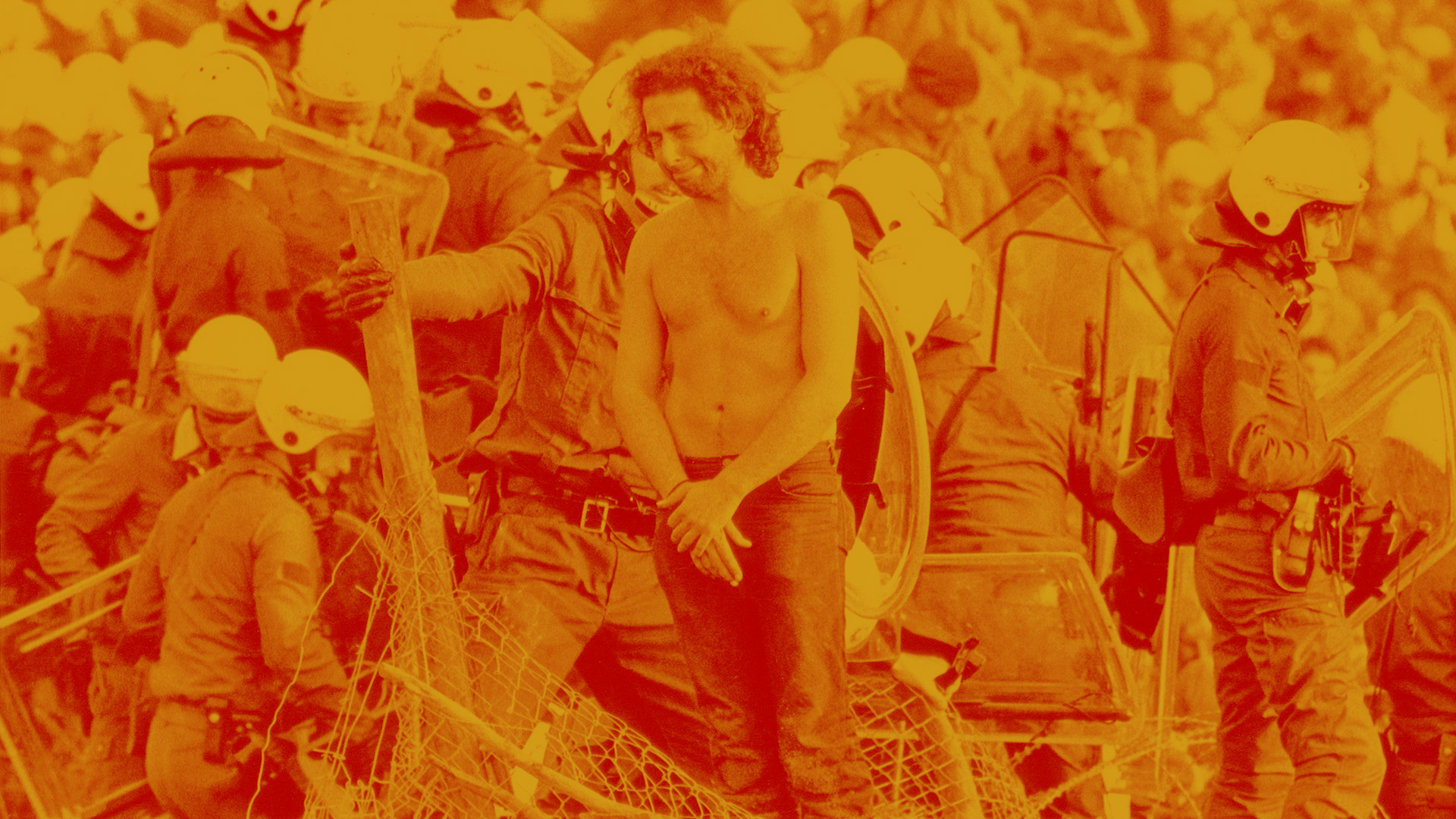 Räumung des Hüttendorfs der Startbahn-Gegner