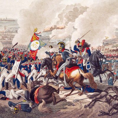 Völkerschlacht bei Leipzig, Zeichnung von Johann Adam Klein, Kupferstich von Carl Heinrich Rahl (Quelle: Wien Museum)