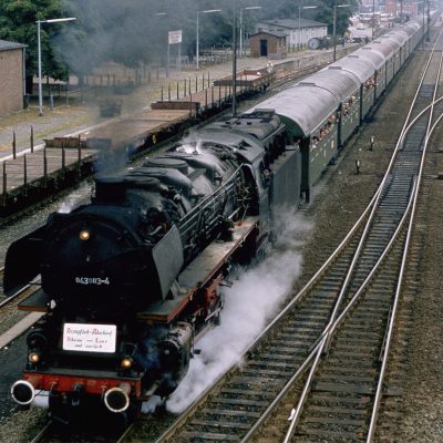 Abschiedsfahrt einer Dampflok auf der Emslandstrecke (Quelle: dampfsound.de)