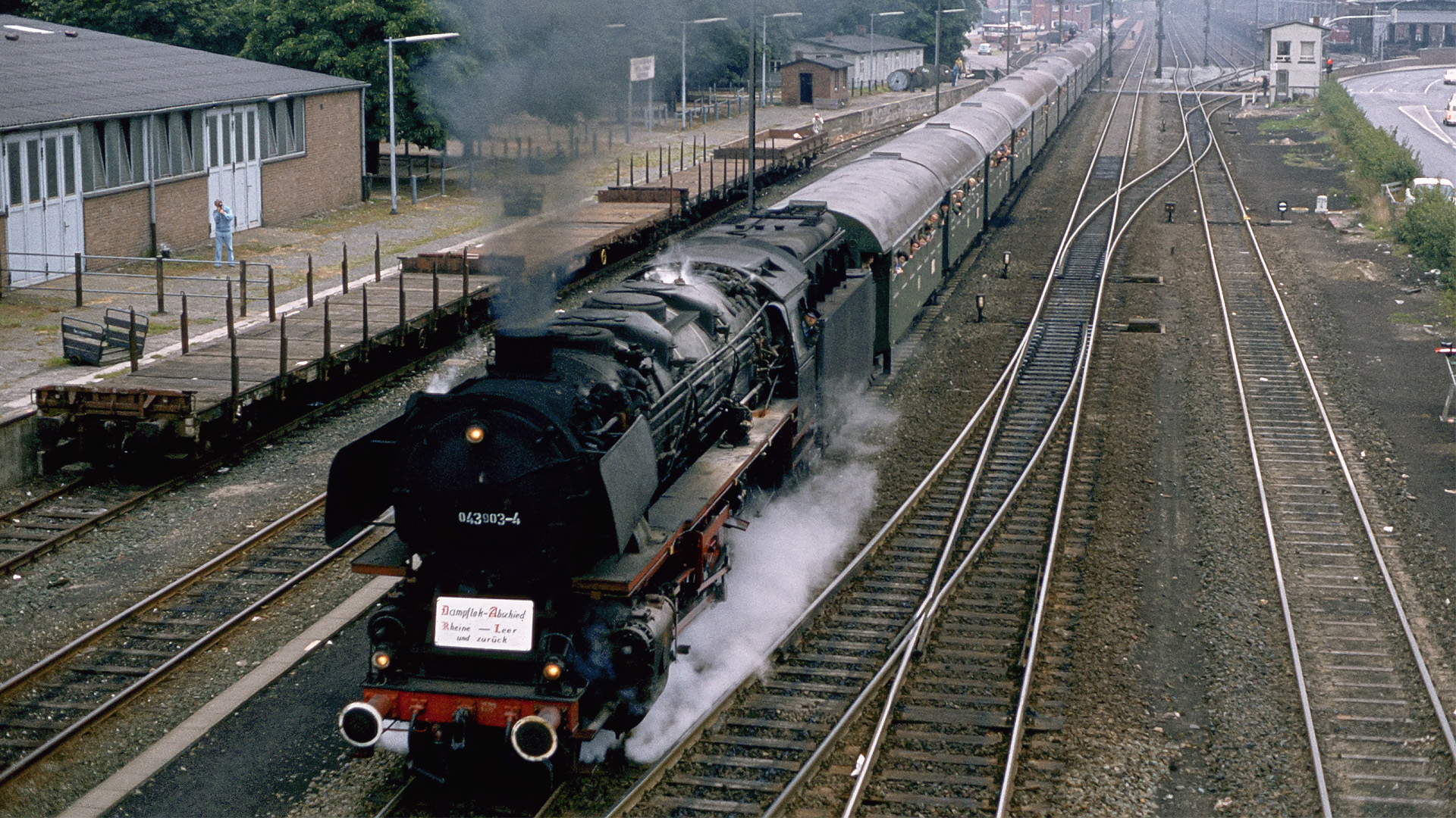 The last West German steam train