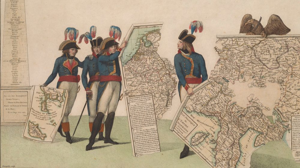 Triumph der französischen Armee, Illustration von Atoine Monsaldy (Quelle: GRI Digital Collections)