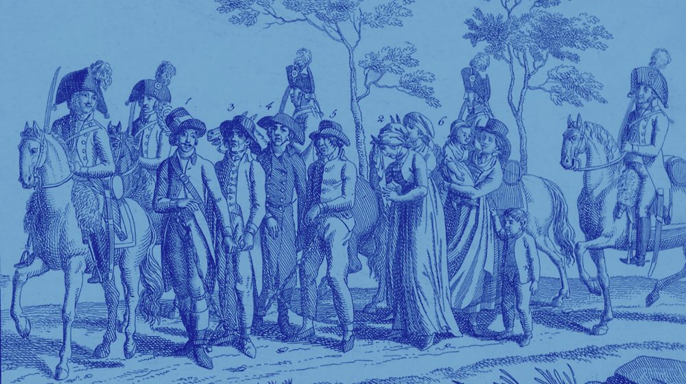 Festnahme des Schinderhannes und seiner Bande (Quelle: gallica.bnf.fr / Bibliothèque nationale de France)