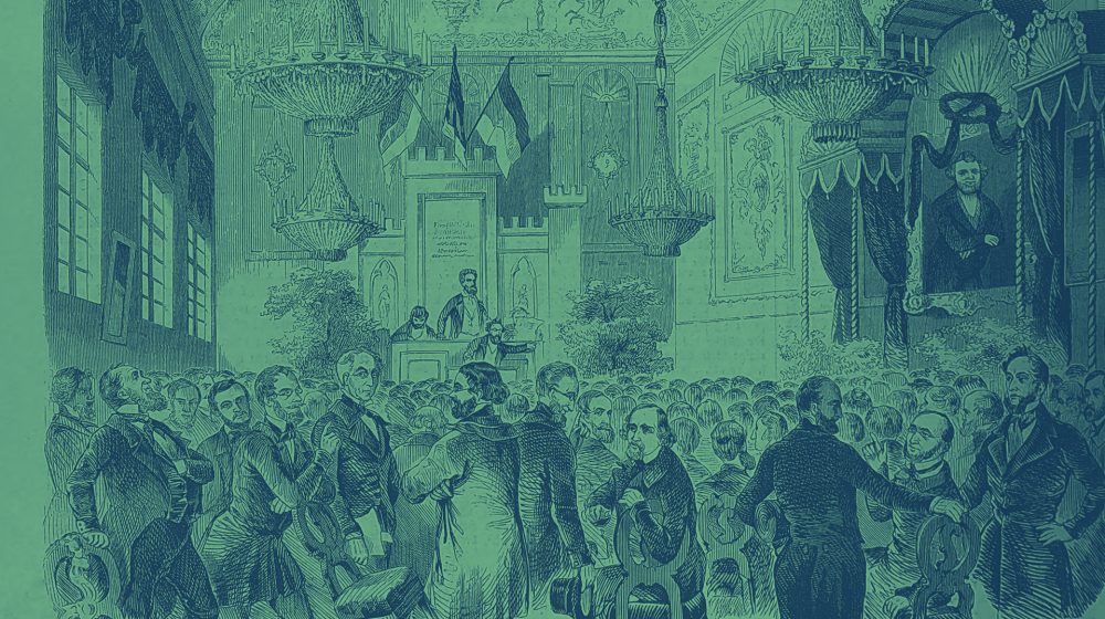 Märzvereinsversammlung in Frankfurt/Main (Quelle: Österreichische Nationalbibliothek)