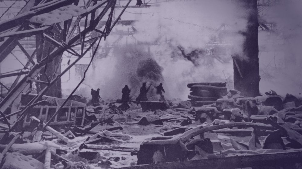 Stalingrad während der Schlacht (Quelle: Nationaal archief)