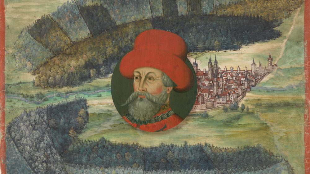 Peter Stromer, Gemälde eines unbekannten Künstlers, Waldplan von Nürnberg (Quelle: Germanisches Nationalmuseum)