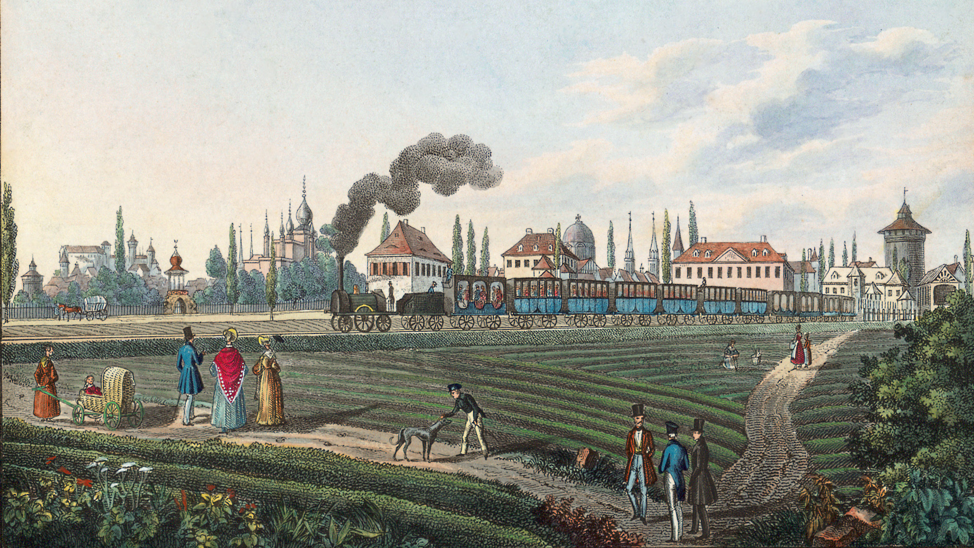 The first German railway