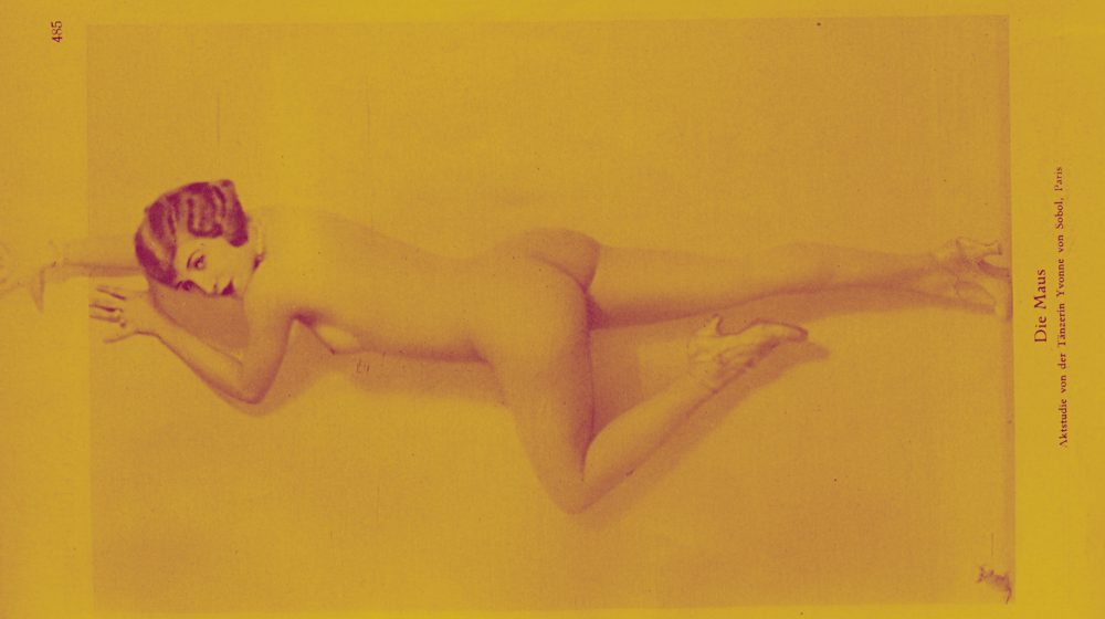 Aktstudie in der Zeitung „Revue des Monats“, 1927/28 (Quelle: Public)