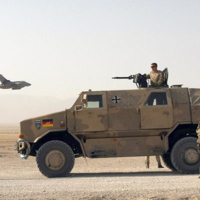 Bundeswehr-Einheiten bei Masar-e Scharif, 2009 (Quelle: ISAF Headquarters Public Affairs Office)