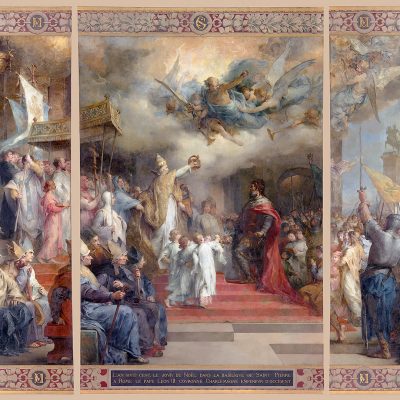 Die Kaiserkrönung auf einem Gemälde Henri Léopold Lévys im Panthéon (Centre des Monuments Nationaux / Hervé Lewandowski)