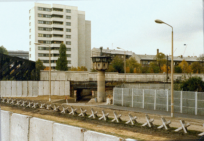 Prägendes Symbol ihrer Zeit: die Berliner Mauer, 1980