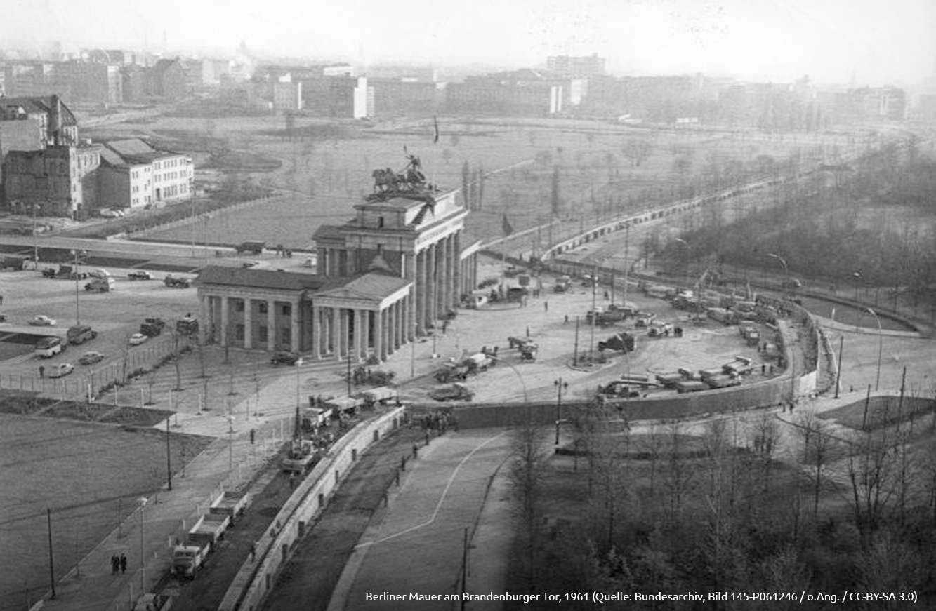 Berliner Mauer am Brandenburger Tor
